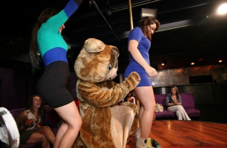 Shocking footage of a girls night out at a club with male strippers 67521800