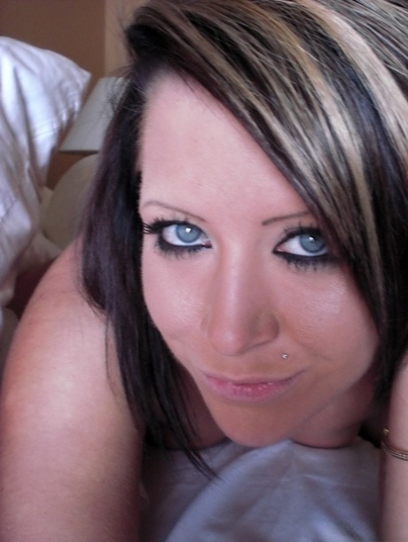 Amateur girl gets butt naked on her bed during self shot action 66235493